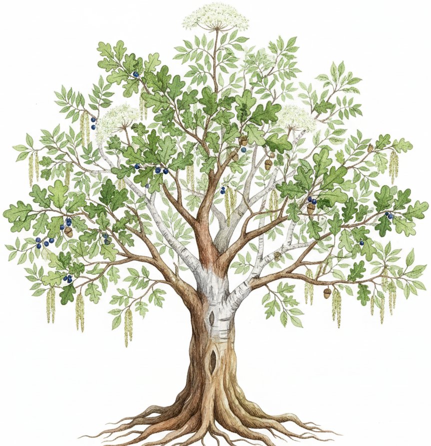 Arbre de la forêt vivante